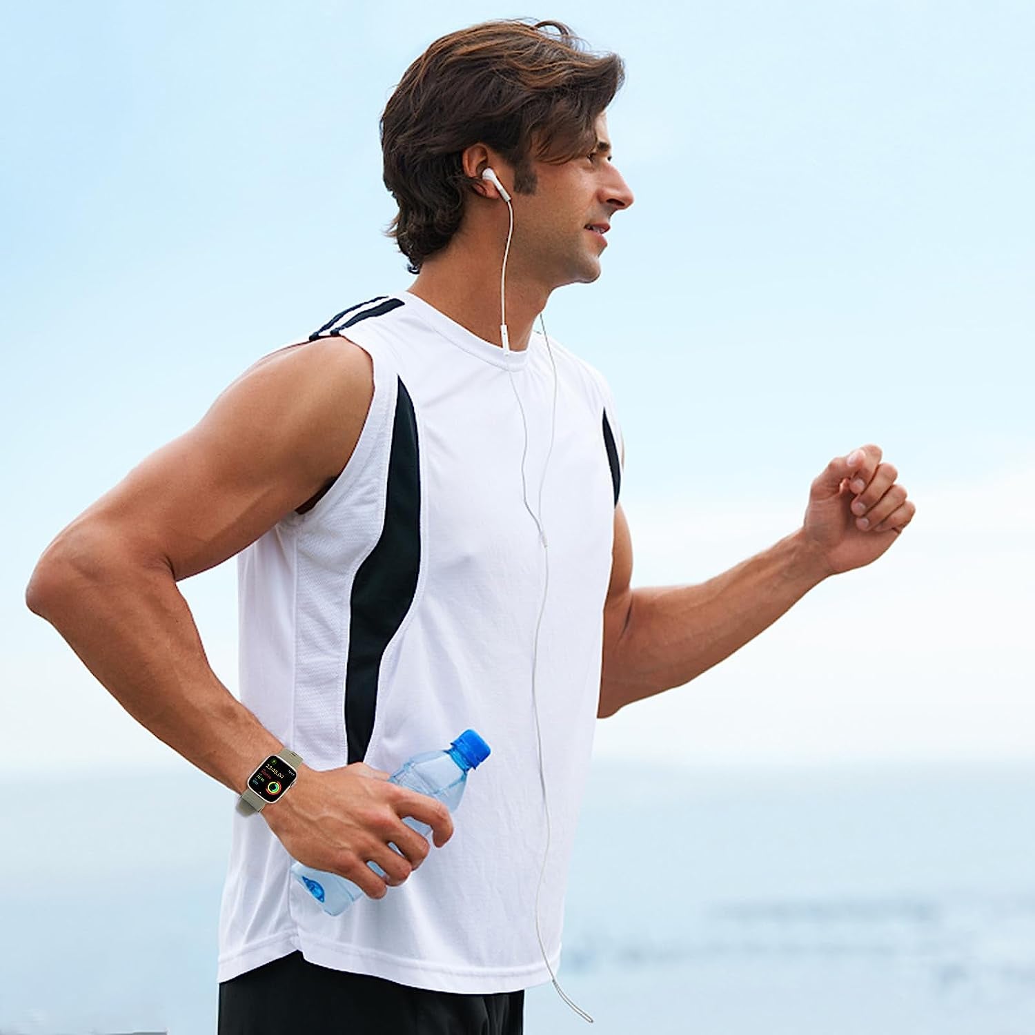 Compatible with Apple Watch Ultra Band Sport 42Mm 44Mm 45Mm 49Mm,Soft Silicone Waterproof Strap Wristbands Compatible with Iwatch Apple Watch Series Ultra 8 7 6 5 4 3 2 1 SE Women Men  ownace   