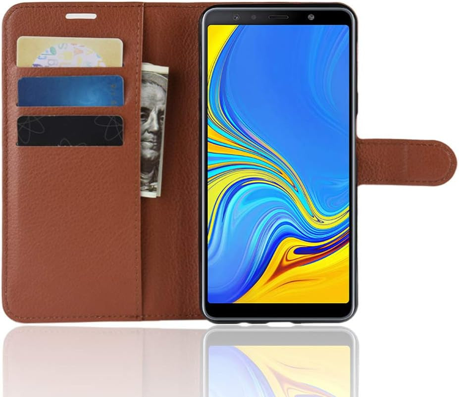LG V40 Thinq Case, LG V40 Case CJ Sunshine Stand Feature Flip Wallet Cover/With Credit Card Slots/Magnetic Closure Cover, for LG V40 Thinq/Lg V40 Phone Protective Case(Green)  CJ Sunshine Brown For Lg V40 Thinq/ Lg V40 