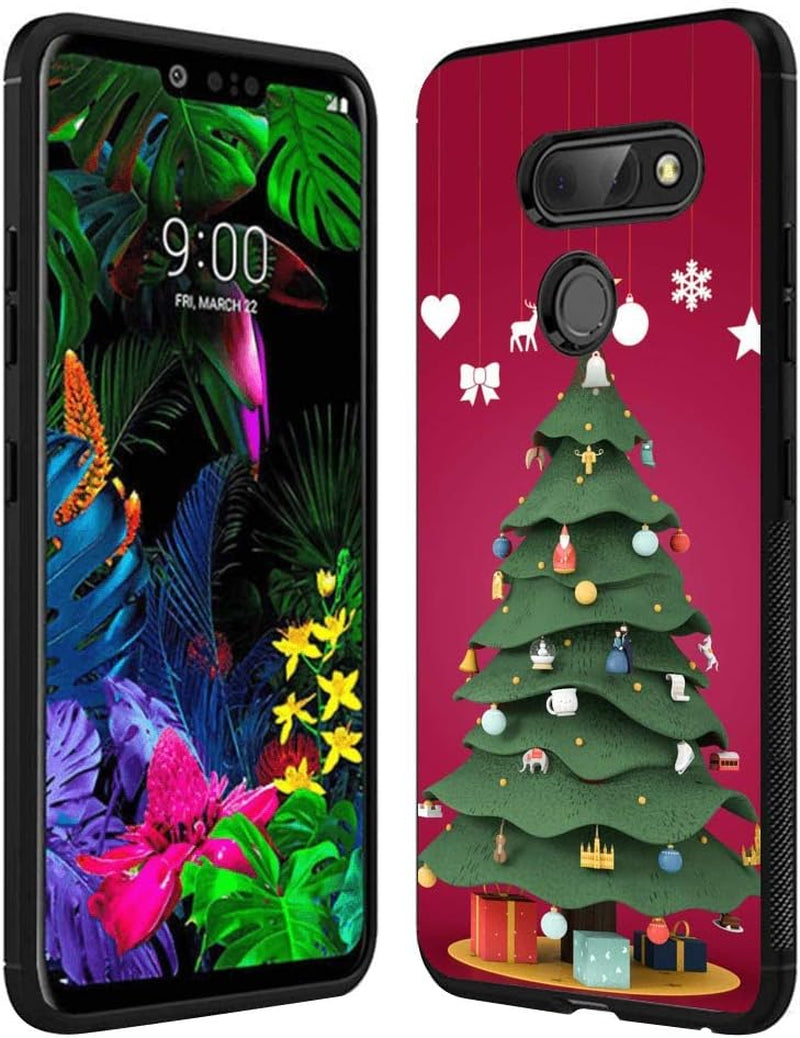 Yqci Designed for LG G8 Thinq Case Custom Christmas Tree 1 Pattern Cover Case,Shockproof Full Body Protective Phone Case Compatible with LG G8 Thinq  YQCi   