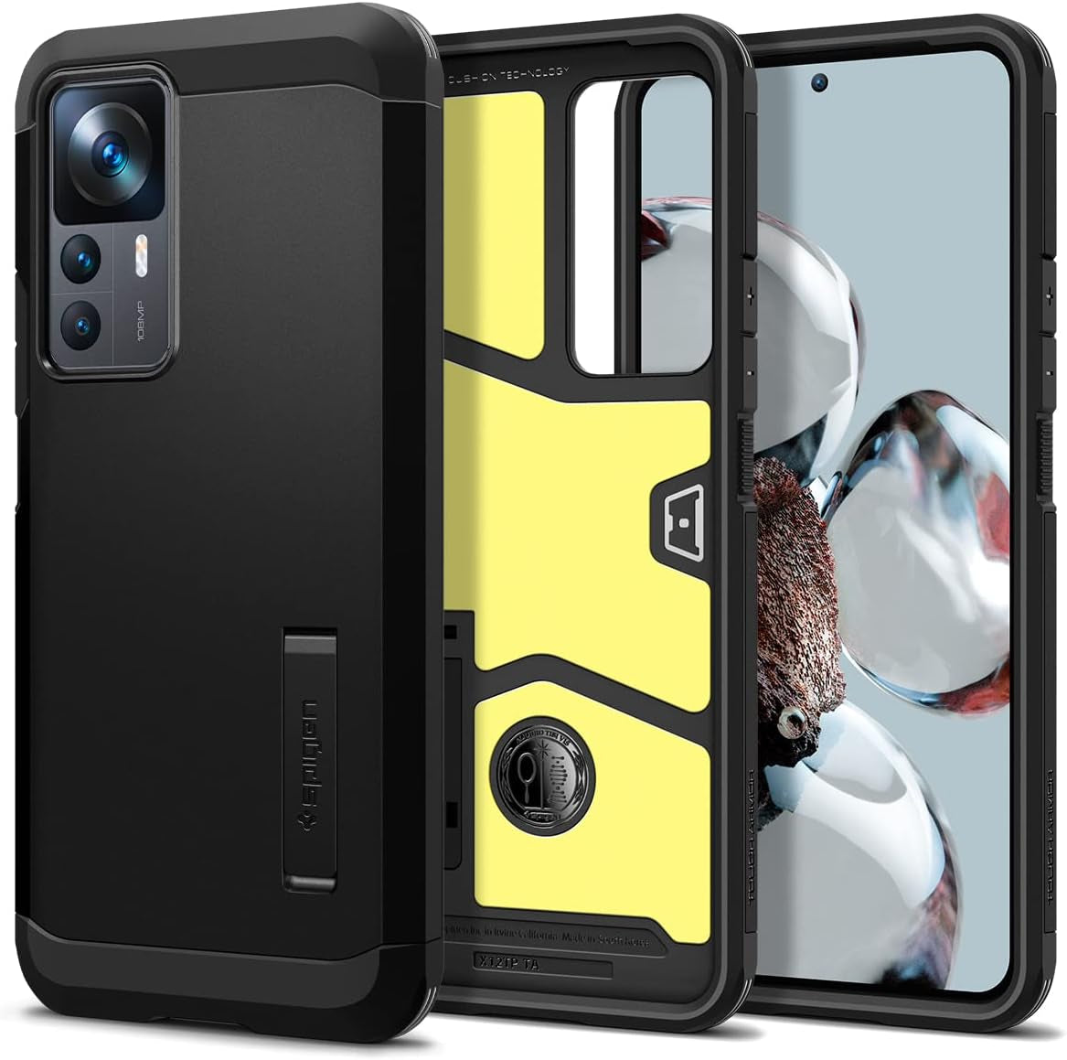 Spigen Tough Armor Designed for Xiaomi 12T Pro Case (2022) - Black  Spigen   