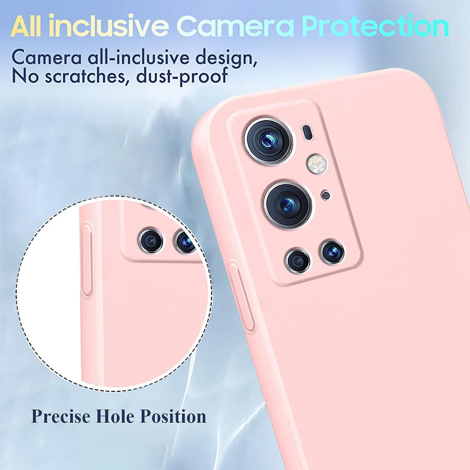 Yarxiawin for Oneplus 9 Pro Case Shockproof Pink, Oneplus 9 Pro Phone Case Thin Hard PC Protective Case Anti-Fingerprint Cover with Ultimate Delicate Touch Feeling (Pink)  Yarxiawin   