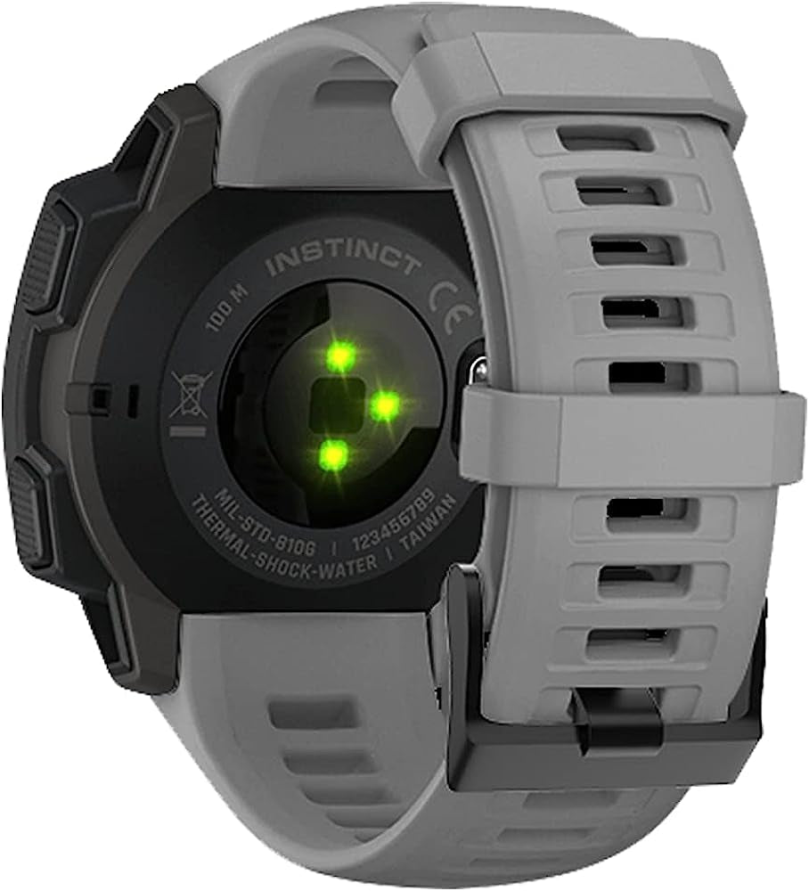 KGDHB Sports Silicone Strap for Garmin Instinct Watchband Replacement 22MM Watch Band for Garmin Instinct Esports/Tide/Solar Bracelet  KGDHB L For Instinct Tide 