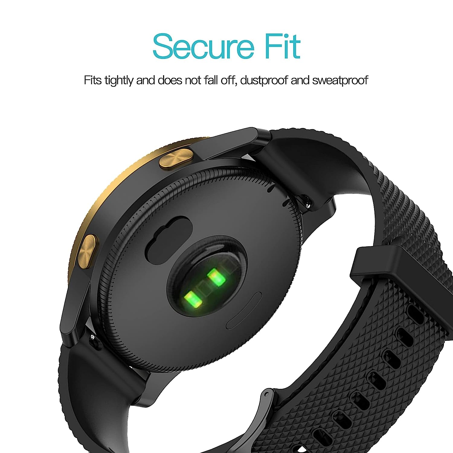 AWINNER 10 Pack Dust Plug Compatible for Garmin Watch Charger Port Protector (Black)  AWINNER   