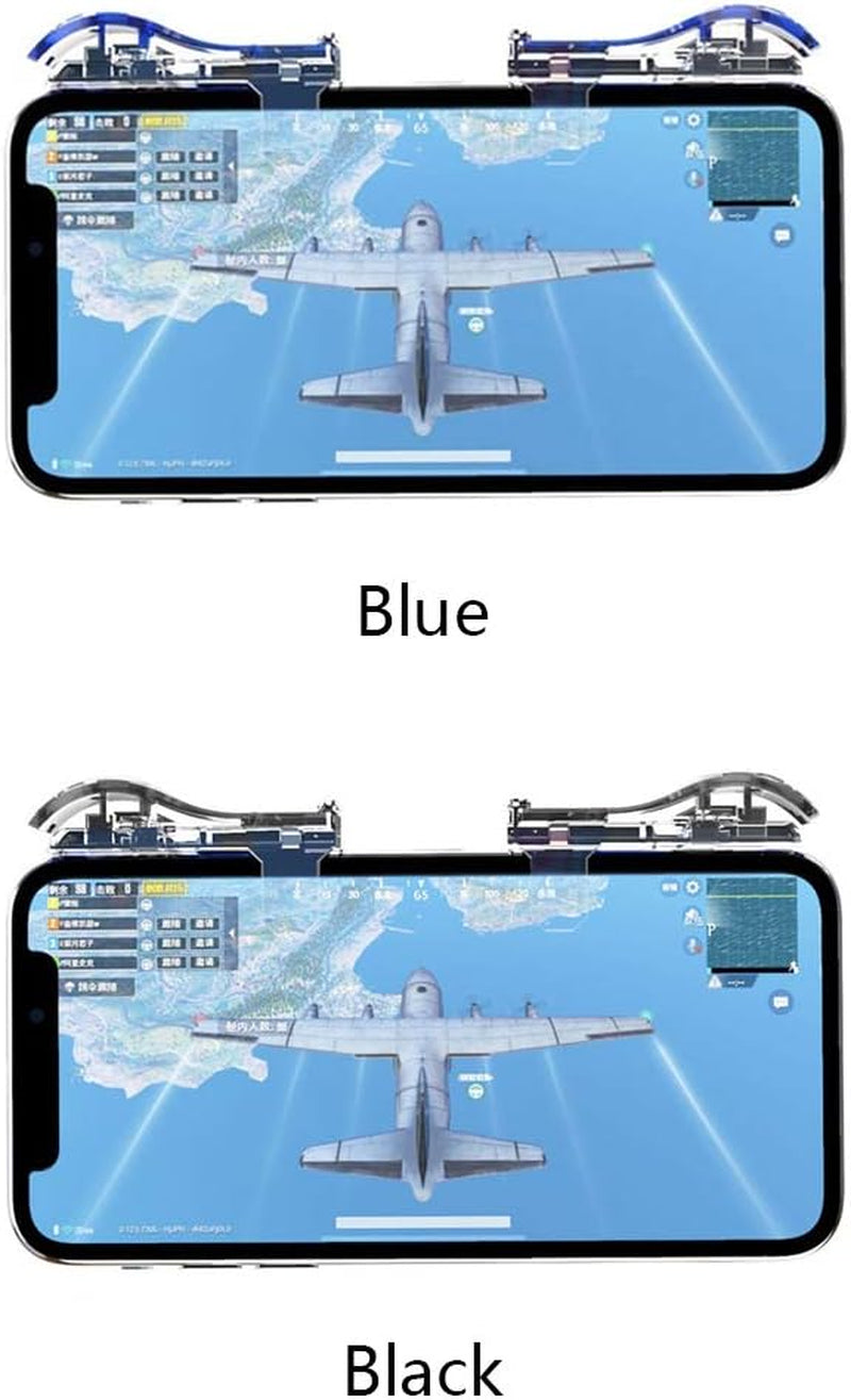 Gaming Trigger 1 Pair Fire Button Universal Ergonomic Aim Key Transparent Practical Mobile Game Accessories Portable Smart Phone Auxiliary Shooter Controller Gamepad  osierr6   