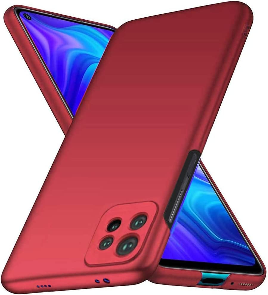 Case for Xiaomi Mi 13 Thin Protective Phone Case Mi 13 [Protect from Shock/Scratch/Slip/Fingerprint] [Matte Finish] Minimalist PC Hard Phone Cover for Xiaomi Mi 13, Pink  Ahonest Red  