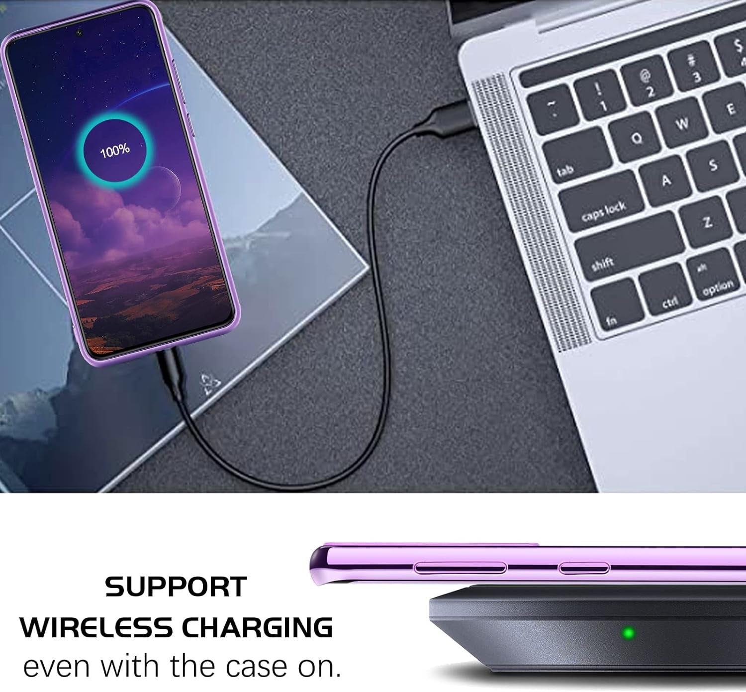 DOMAVER Samsung Galaxy Note 20 Ultra Case Glow in the Dark Stylish Nebula Luminous Space Men Women Protective Cover for Note 20 Ultra 4G/5G- Shining Nebula  DOMAVER   