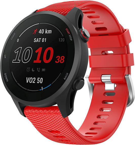 MYSNBKN Compatible with Garmin Vivoactive 4 Band,22Mm Quick Release Soft Silicone Watch Band for Garmin Forerunner255/255 Music/Garmin Venu 2/Garmin Vivoactive 4/Polar Vantage M Smartwatch  MYSNBKN   