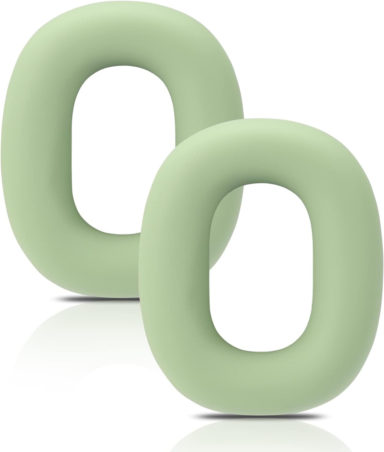 Damex Silicone Earpads Protector, Compatible with Airpods Max Ear Pad (White)  nakuya green  