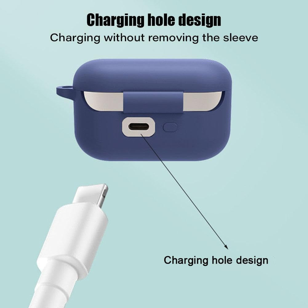 Protective Case for Echo Buds 2023, Soft Silicone Shockproof Protective Case Skin for Echo Buds 2, Wireless Earphone Charging Box Cover  GEKUPEM   