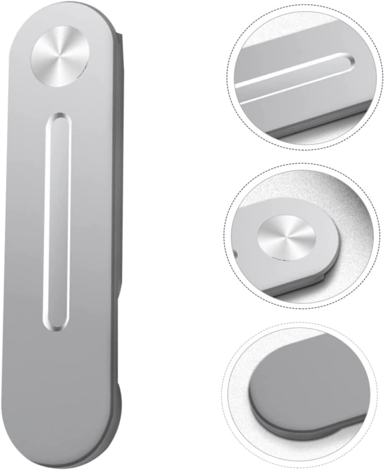 ERKIES 3Pcs Mobile Phone Holder Collapsible Laptop Stand Stand for Laptop Notebook Side Phone Mount Notebook Side Phone Holder Laptop Extension Bracket Magnetic Phone Bracket Phone Stand (Color : SIL  ERKIES   