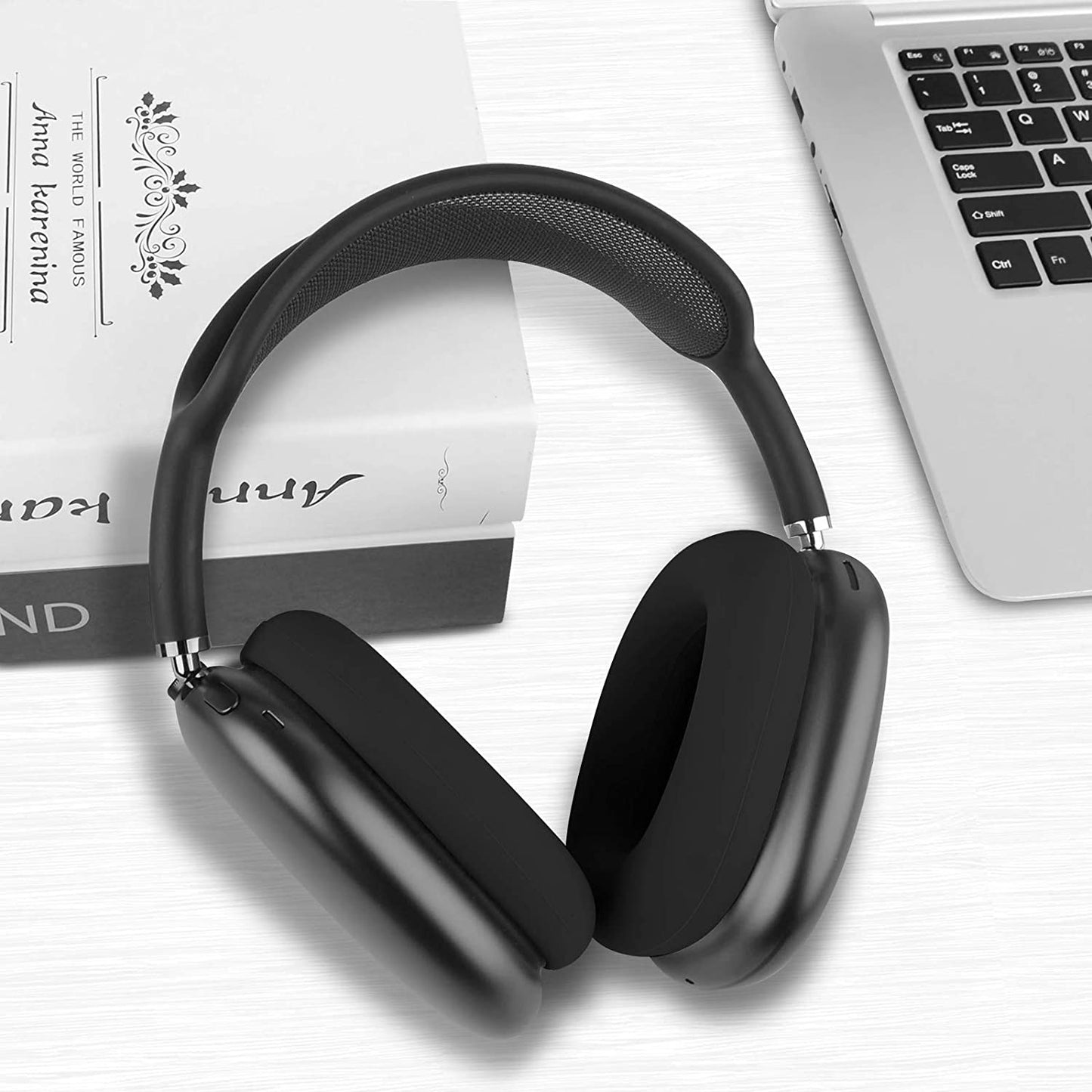 Geekria Silicone Earpad Covers Compatible with Airpod Max, Earpad Protector/Earphone Covers/Earpad Cushion/Ear Pad Covers/Headphone Covers, Easy Installation No Tool Needed (Black)  Geekria   