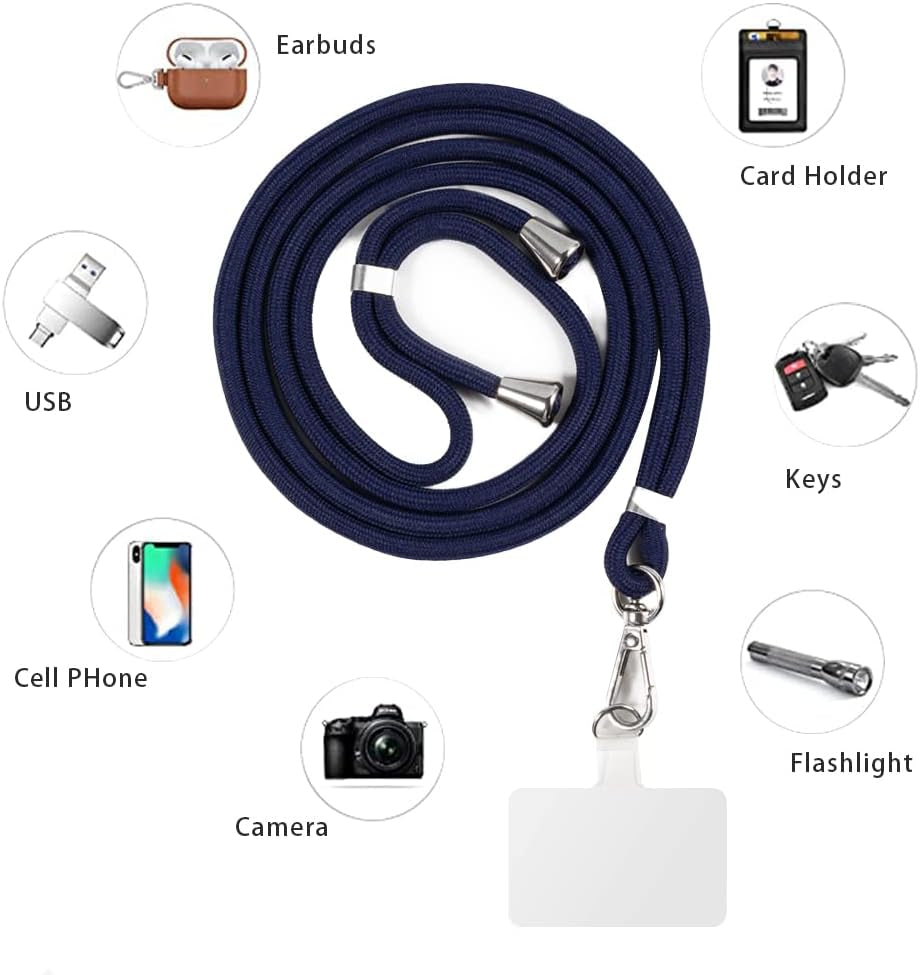 Shantime LG G6 Case + Universal Mobile Phone Lanyards, Neck/Crossbody Soft Strap Silicone TPU Cover Bumper Shell for LG G6 (5.7”)  Shantime   