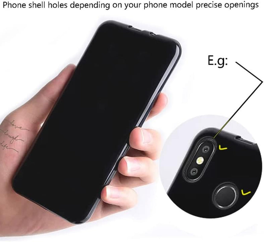 KJYFOANI Case for Xiaomi Redmi Note 12 4G, Shockproof Bumper Cover 360° Drop Protection Shell Full Body Ultra-Thin Soft Silicone Phone Case for Xiaomi Redmi Note 12 4G (6.67") - Black & Clear  KJYFOANI   