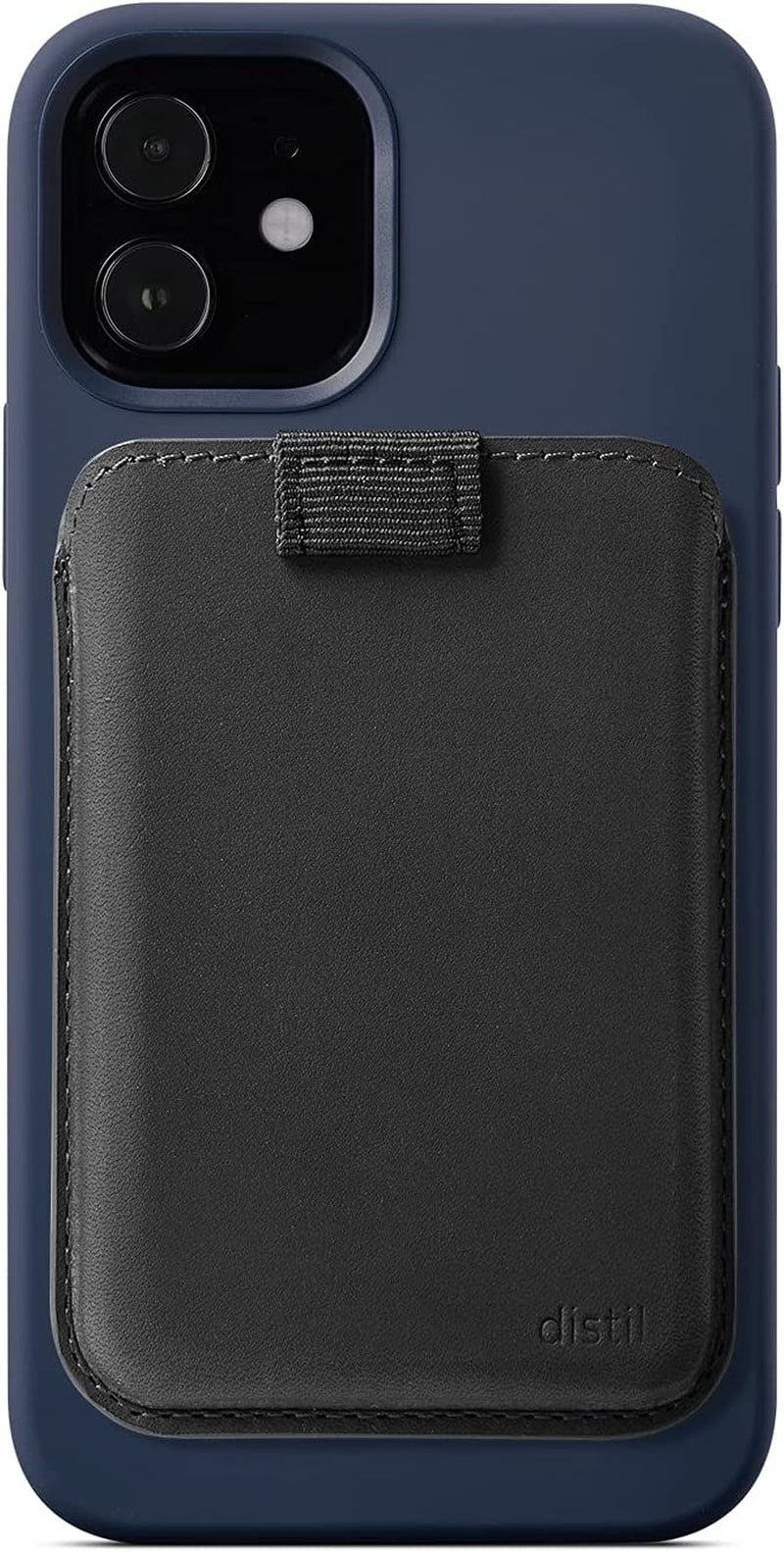 Distil Union Wally Junior | Apple Magsafe-Compatible Wallet, Leather Card Holder for Iphone, with Quick Access Pull-Tab  Distil Union   