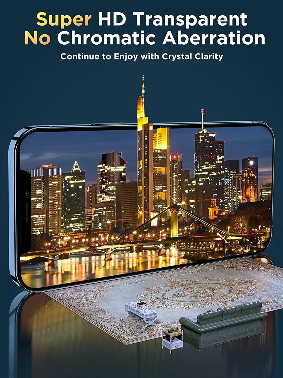 Invoibler 3 Pack Screen Protector Compatible with Iphone 11 Pro/Xs/X, Iphone 11 Pro/Xs/X Screen Protector Tempered Glass, 5.8 Inch [Anti-Scratch] [Bubble Free]  Invoibler   