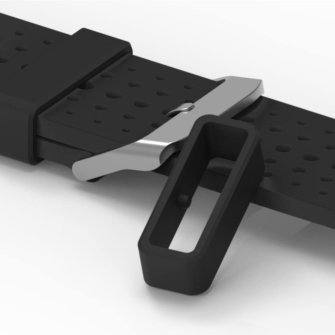 Band Keeper Compatible with Amazfit GTR 4/GTR 3/GTR 3 Pro/Gtr 2E,Ticwatch Pro 3,Huawei Watch GT 2 Loop Holder Fastener Rings Watch Bands Replacement Silicone Connector Strap Security Keeper Rings  NineHorse   