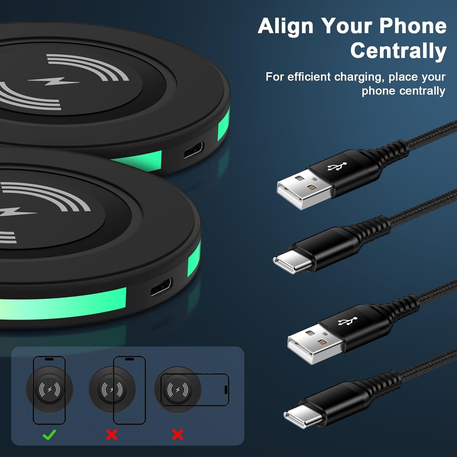 15W Samsung Wireless Charger Fast Charging Pad for Samsung Galaxy S23/S23 Ultra/S23 Plus/S22/S21 FE/S20/Z Fold 5 4 3/Z Flip 5 4 3/S10/S9/S8/S7/Note 20 10 9 8,Iphone 14 13 12 11 Pro Max,Pixel 7 6 5 4 3  Shenzhen Chuang Wei Da Technology Co., LTD   