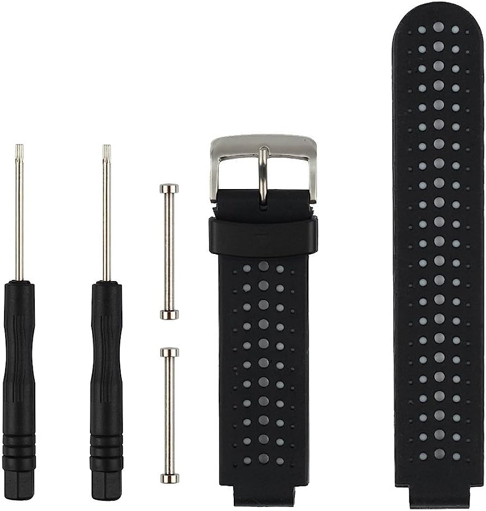 Honecumi Bands Compatible with Garmin Approach S20/ S5/ S6/Forerunner 220/230/ 235/235Lite/ 620/630/ 735/735XT Smart Watchband Wrist Band Strap for Men Women,Soft Silicone Colorful Band Accessory  honecumi   