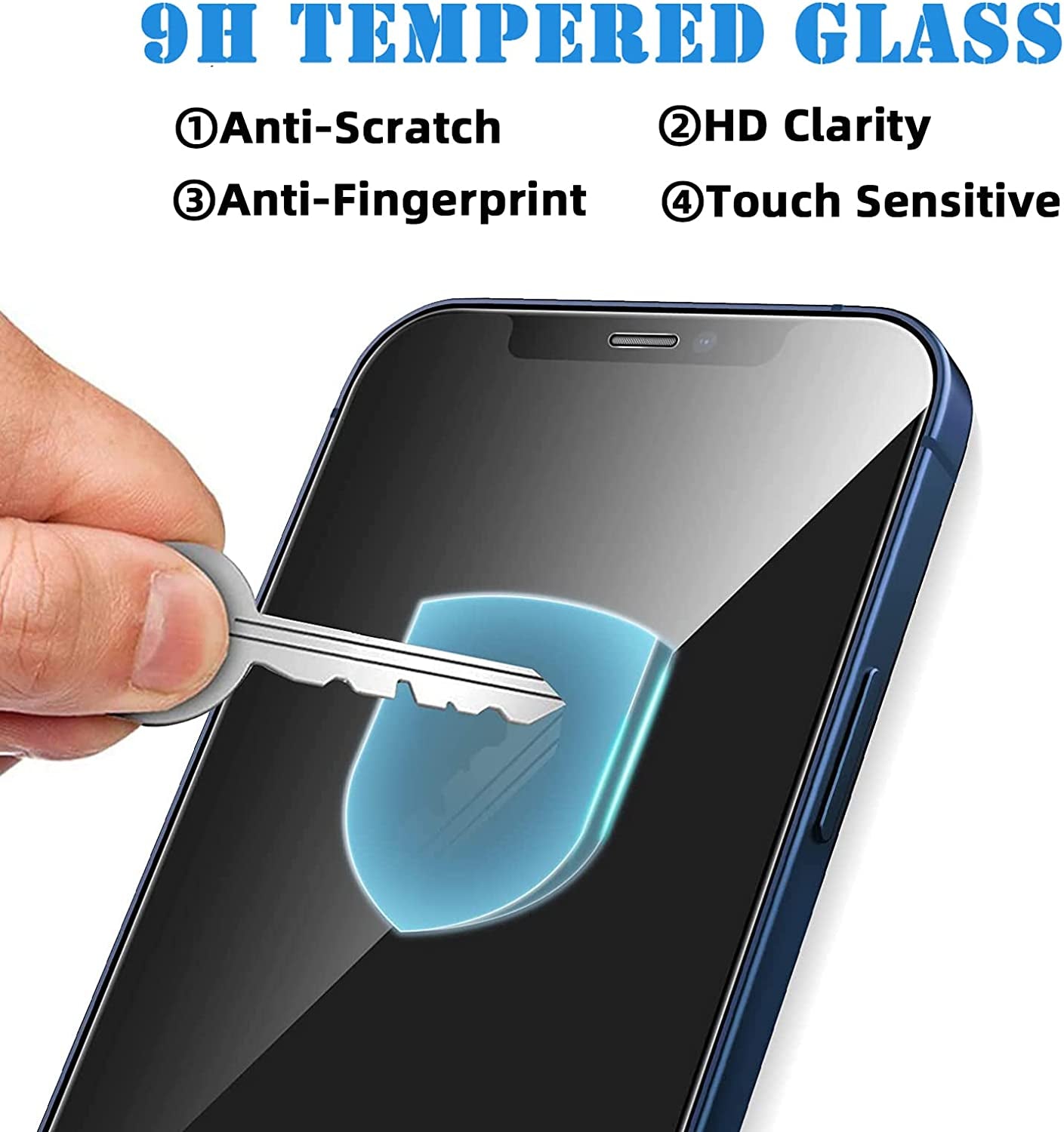 AVOAR 3 Pack Screen Protector for Iphone 11 / Iphone XR, for Iphone 11 Screen Protector, 6.1 Inch HD Clear Tempered Glass Full Screen Case Friendly, Anti-Scratch, Bubble Free, Case-Friendly  AVOAR   