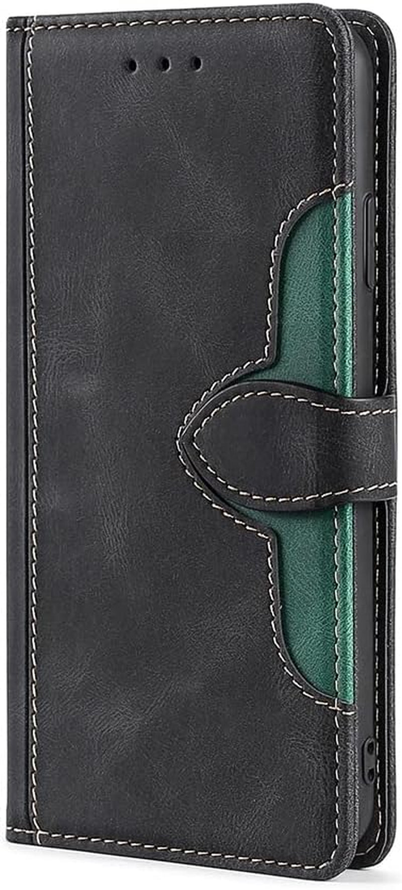 Fansipro Phone Cover Wallet Folio Case for LG G7 THINQ, Premium PU Leather Slim Fit Cover for G7 THINQ, 2 Card Slots, Easy Carry, Brown  Fansipro Black  