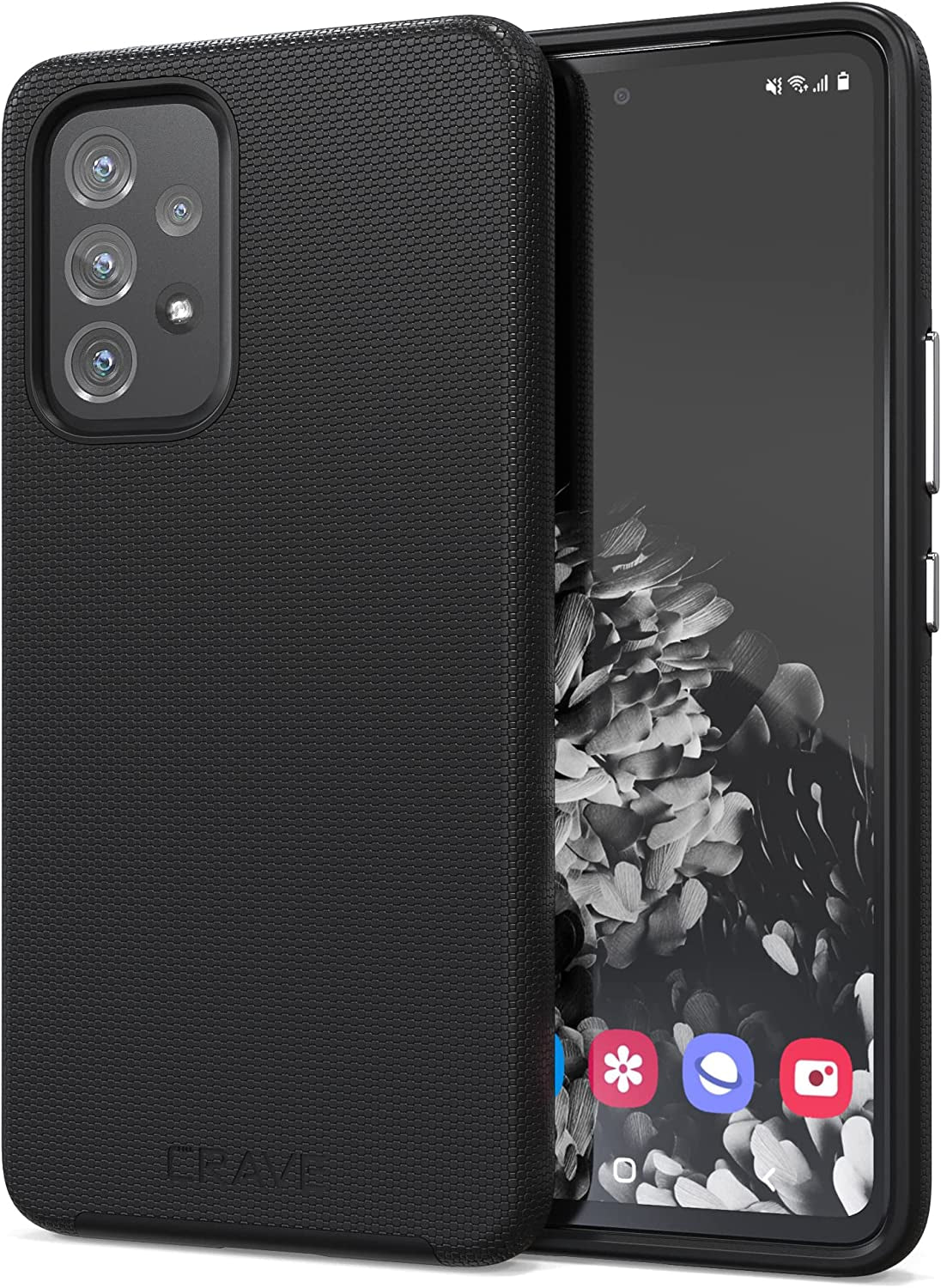 Crave Dual Guard for Samsung Galaxy A53 Case, Shockproof Protection Layer Case 5G - Forest Green  Crave Black  