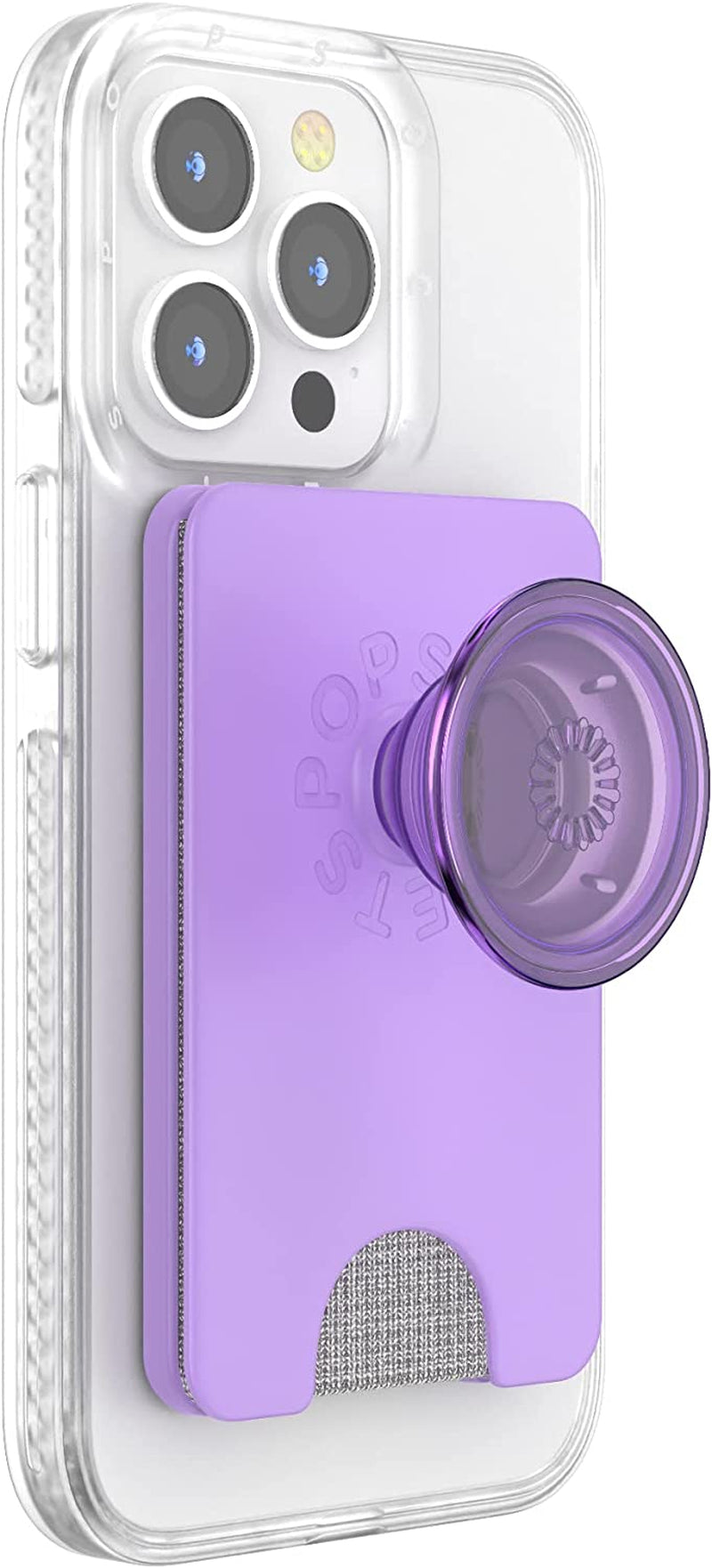 Popsockets Phone Wallet with Expanding Grip, Phone Card Holder, Wireless Charging Compatible, Wallet for Magsafe - Blanc Fresh  PopSockets All Smiles Phone Wallet 