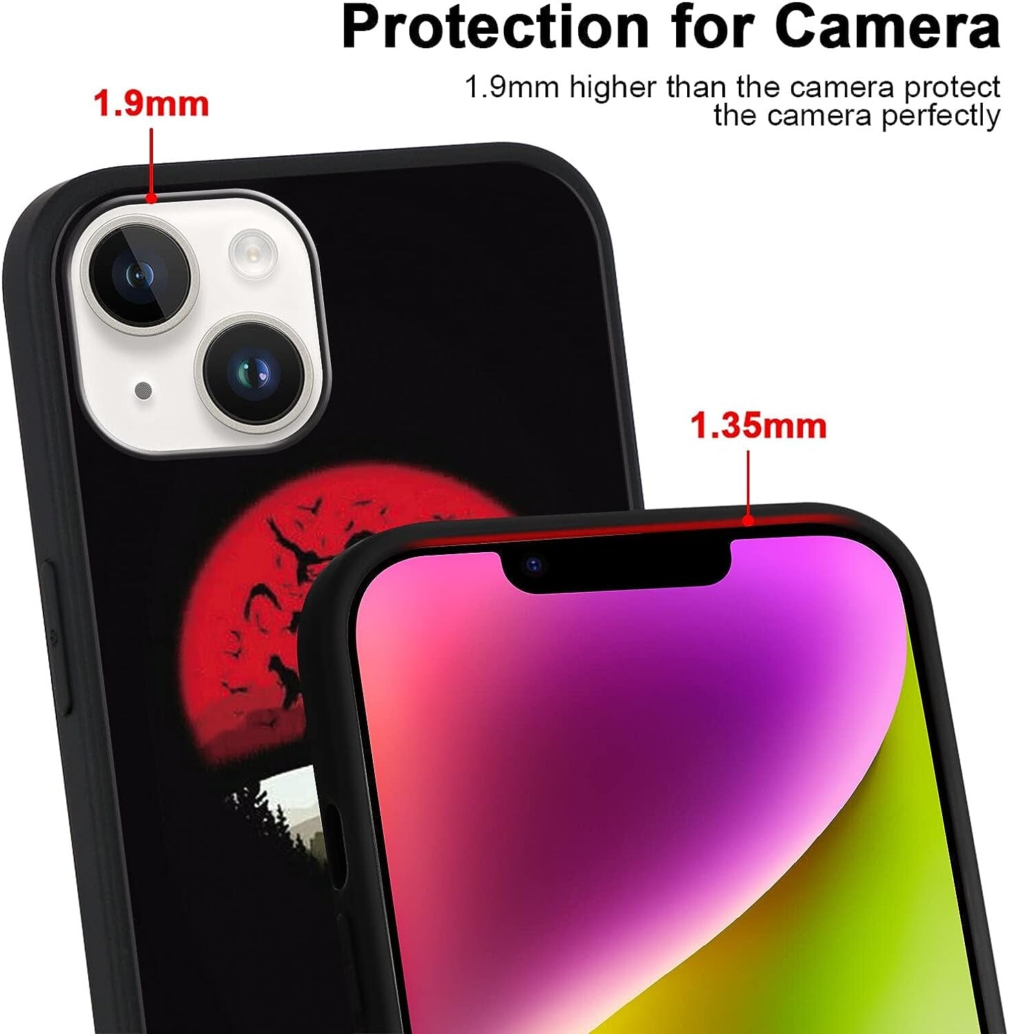 [2 Pack] Japanese Anime Phone Case for Iphone 13 Mini Case 5.4", Cool Manga Character Design Pattern Cases, Comics Cartoon Silicone Case for Men Boys Women Girls, Soft TPU Funda Para Iphone13 Mini, 1  ZXT US   