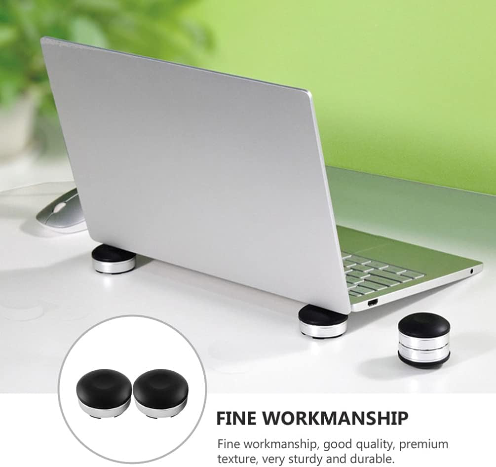 OSALADI 2Pcs Laptop Cooling Pad Laptop Stand Small Invisible Cooler Ball Portable Magnetic Foot Heat for Laptop Computer  OSALADI   