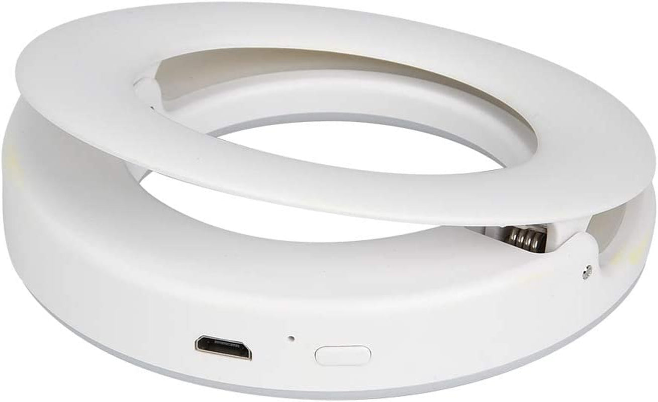 Selfie Light XJ-19 Portable Rechargeable 40 LED Camera Selfie Ring Fill Light 3200K-6500K for Mobile Phone Makeup Live Concert  Akozon   