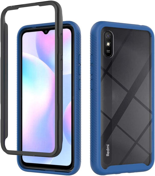 Qiongni Case for Xiaomi Redmi 9A Case Cover,Anti-Fall and Shock-Absorbing Protective Cover Case for Xiaomi Redmi 9A M2006C3LC M2006C3LG / Redmi 9AT M2006C3LVG / Redmi 9I M2006C3LII Case Blue  QiongNi   