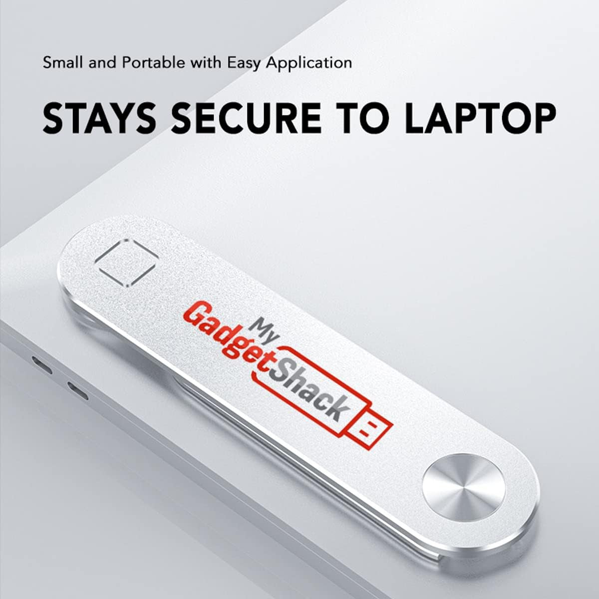 Mygadgetshack Magnetic Laptop Phone Holder Modern Slim Design Laptop Side Mount Clip. Compatible with Most Mobile Devices . Expandable Lightweight Laptop Stand. Improve Office and Home Efficiency  MyGadgetShack   