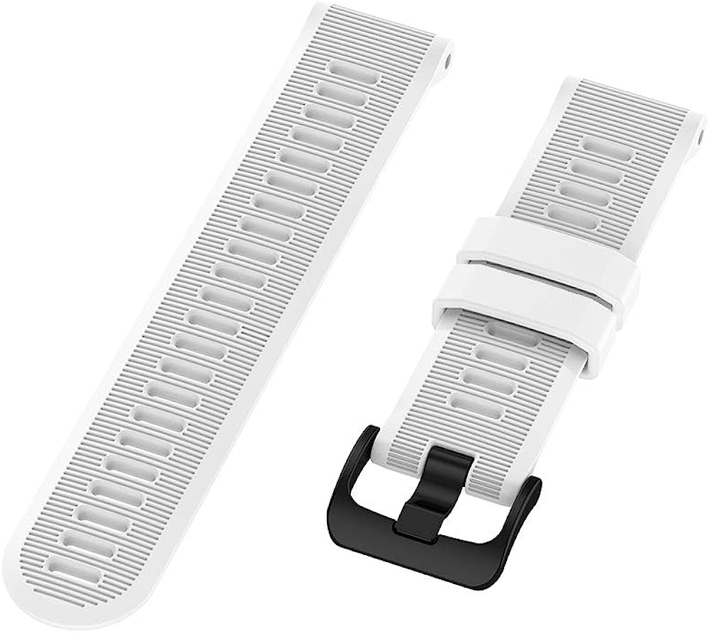 Watchband Compatible with Garmin Forerunner 945 and 935 Replacement Band  C2DJOY 31# White Regular 