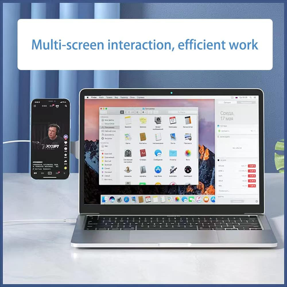 2PCS Adjustable Laptop Phone Holder, Laptop Side Mount Clip, Computer Monitor Expansion Bracket, Foldable Magnetic Wireless Charger Holder for Iphone12/13/14 Series Magsafe with 3M Adhesive.Black+Grey  4every   