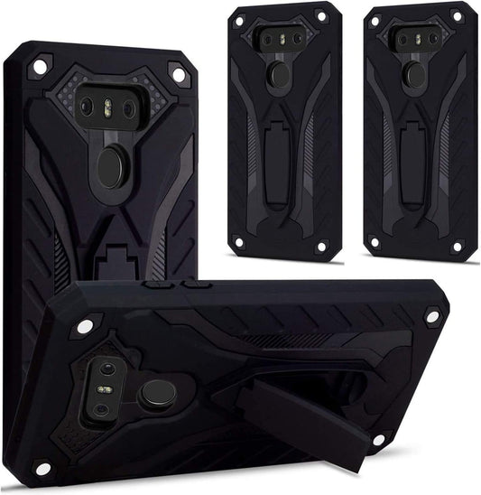 Case for LG G6, [Heavy Duty] Premium Hybrid Kickstand Shockproof Hard Bumper Phone Case Full Body Dual Layer Rugged Cover for LG G6 Case/Lg G6 Plus,Black  KET   