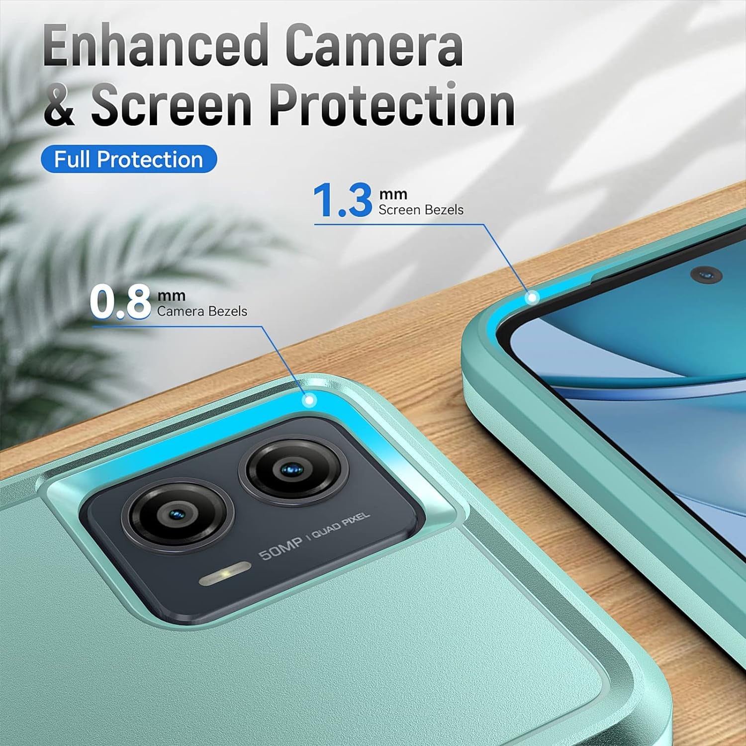 Warsia for Moto G 5G 2023 Case,Motorola G 5G 2023 Case with Screen Protector[Military Grade Drop Tested] Heavy-Duty Tough Rugged Shockproof Protective Case for Motorola Moto G 5G 2023, Green  BOYOSS   