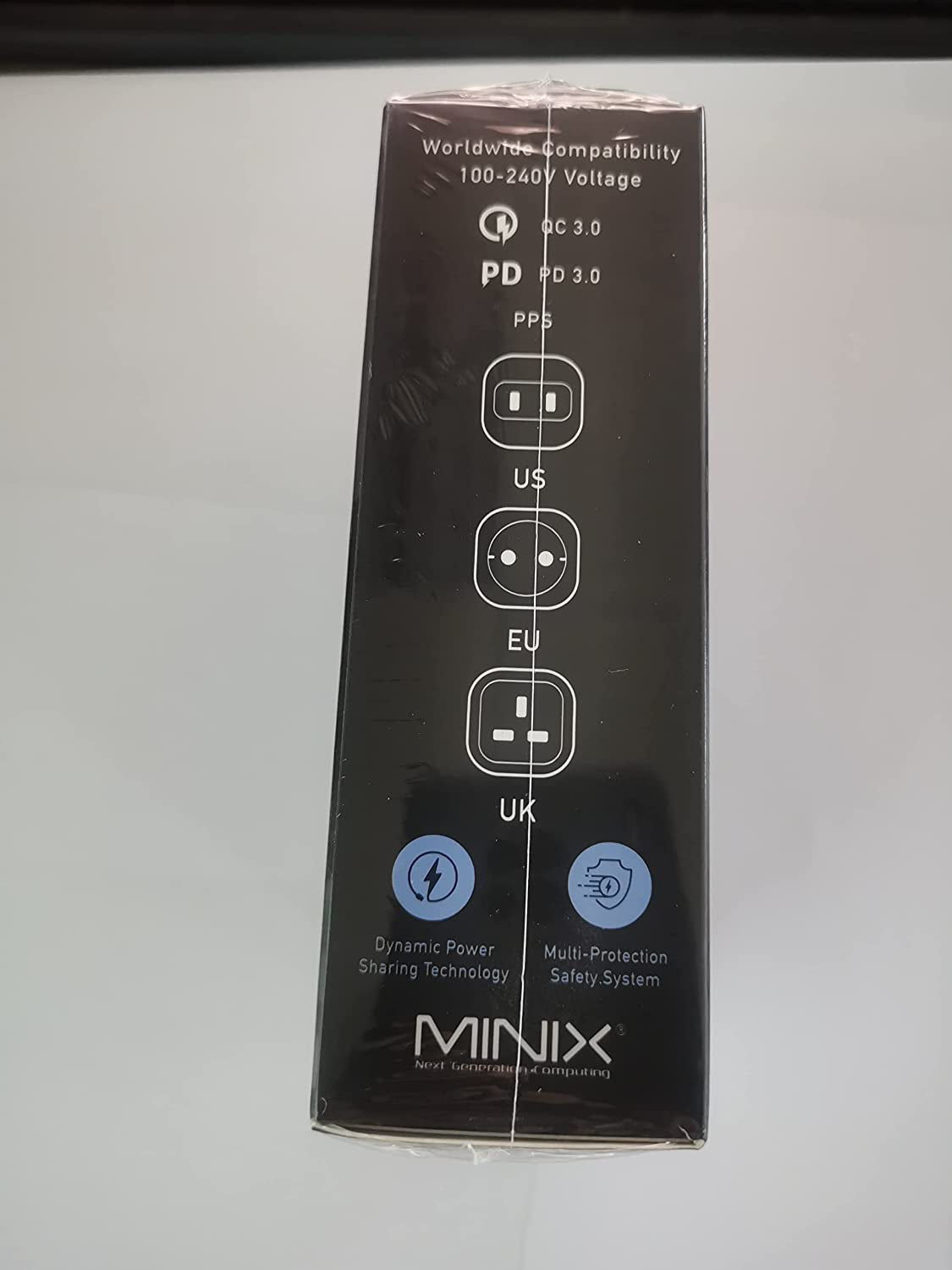 MINIX NEO P3 100W Turbo 4-Ports Gan Wall Charger, 3 X USB-C Port Fast Charging Adapter(Max 100W/20W), 1 USB-A (Max 18W). Compatible with Macbook Pro Air, Ipad Pro, Iphone 13,12,Galaxy S9 and More.  MINIX Technology Limited   