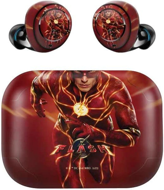 Skinit Decal Skin Compatible with Echo Buds - Officially Licensed Warner Bros the Flash Movie: the Fastest Man Alive Design  Skinit   