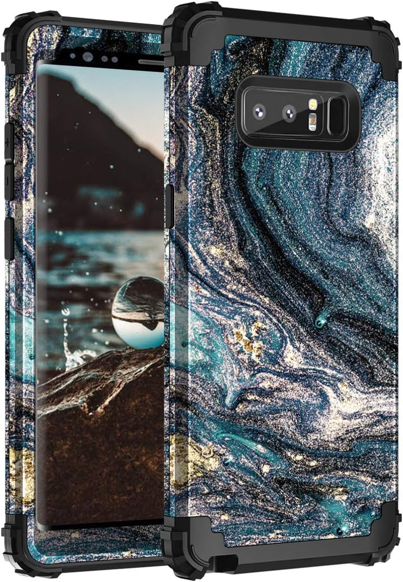 Casewind Google Pixel 4A 4G Case, Google 4A 4G Case, Google Pixel 4A 4G Case Marble 3 in 1 Hybrid Shockproof Impact TPU Rugged Bumper Protective Cover for Google Pixel 4A 4G Case Navy Blue  Casewind Samsung Galaxy Note 8  