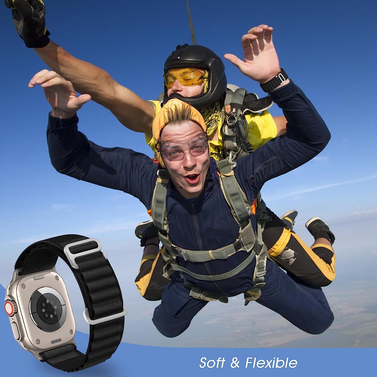 Alpine Loop Compatible with Apple Watch Band 49Mm 45Mm 44Mm 42Mm 41Mm 40Mm 38Mm, Women Men Nylon Sport Solo Loop Rugged Wristband with G‑Hook for Iwatch Utral Series 8 7 6 5 4 3 2 1 SE  VUTOT   