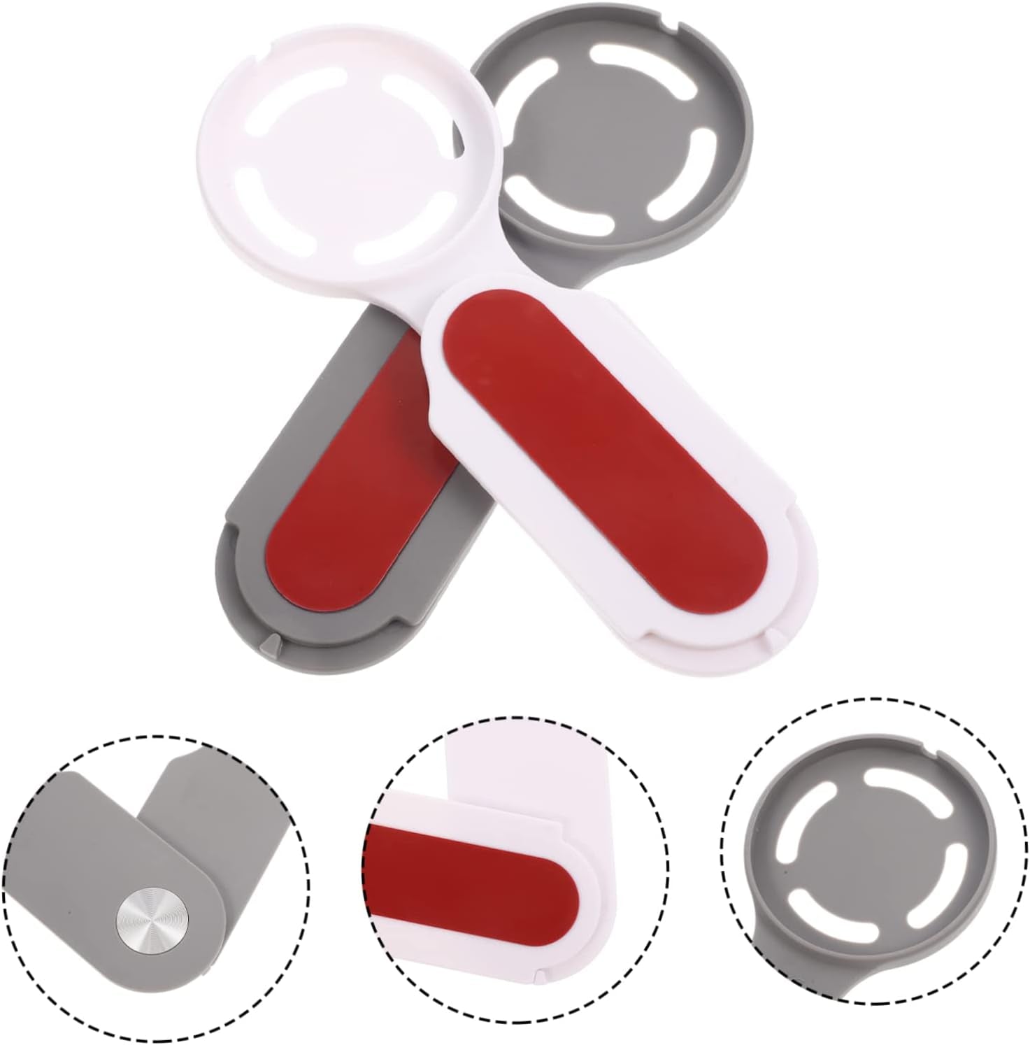 WOONEKY 2Pcs Mobile Phone Holder PC Laptop Magnetic Cell Phone Holder PC Stand Magnetic Laptop Shelf Mobile Phone Bracket Holder Phone Holder Mount Phone Laptop Stand Laptop Phone Mount  WOONEKY   