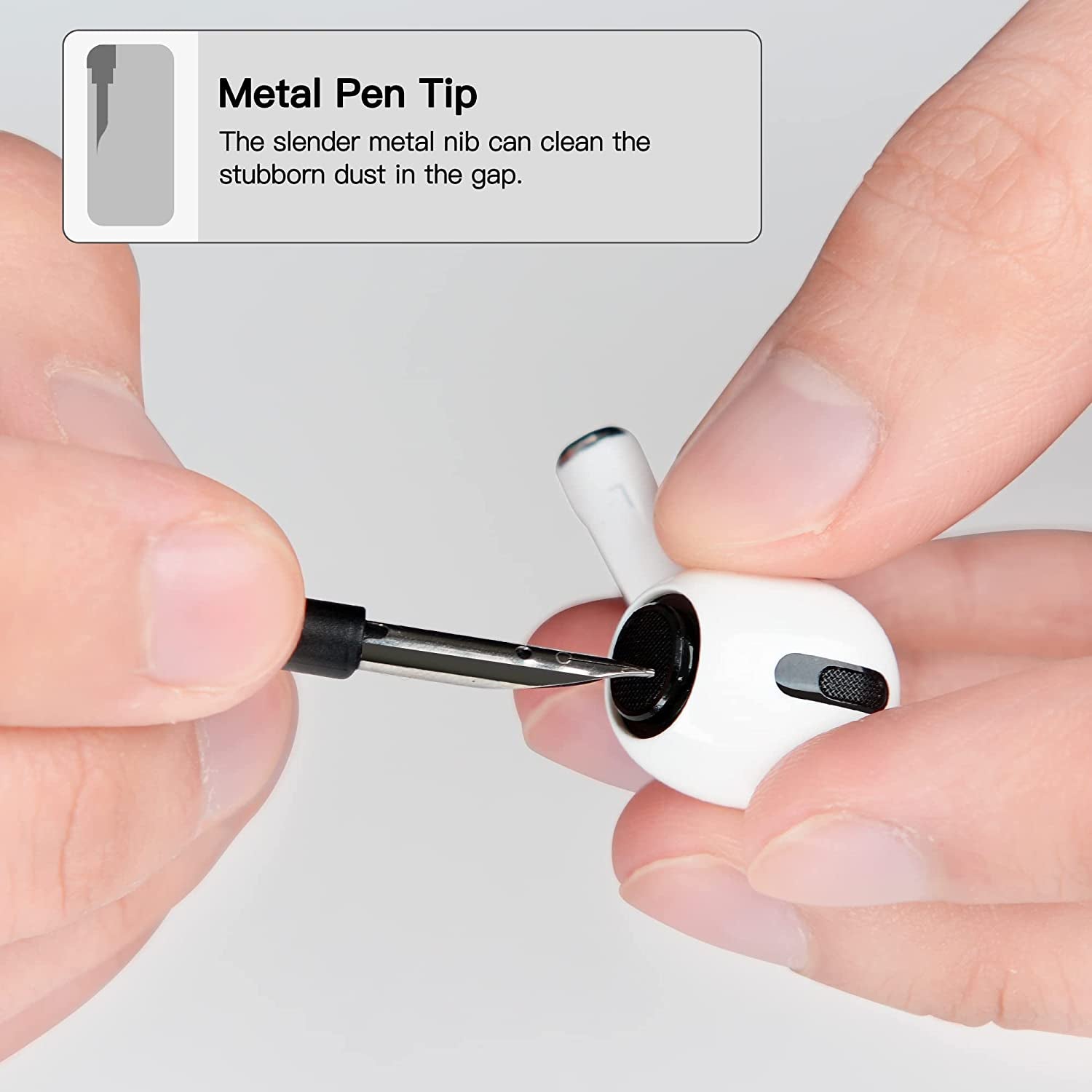 PZOZ Cell Phone Cleaning Kit for Airpods Pro/Pro 2Nd/Iphone, 3 in 1 Cleaner Tool Accessories Fit for Headphone, Ipad Jack Lens, Charger Port Hole Plug, Speaker, Earbuds, Samsung Earphones (Black)  PZOZ   