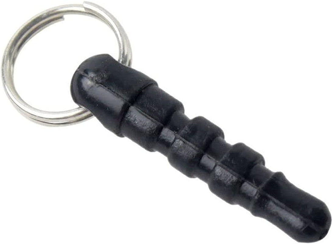 Yueton Pack of 50 DIY Smartphone / Cell Phone Charm Universal 3.5Mm anti Dust Earphone Jack Plug Dust Proof Headphone Plug with Hole and Ring for Iphone/Ipad/Samsung/Htc  yueton   