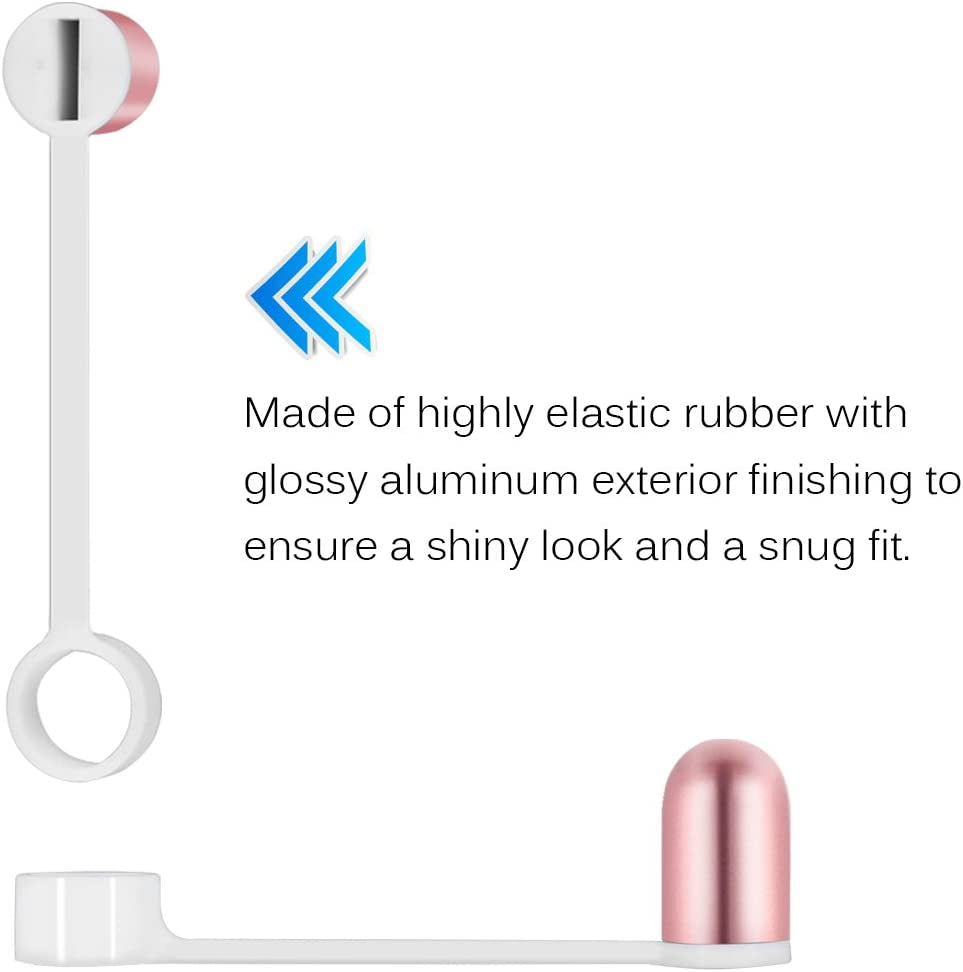 Apple Pencil Replacement Cap- Tranesca Aluminum Replacement Cap for Apple Pencil (3 in a Pack) Gold,Rose Gold,Silver- Not Magnetically Clasped  Tranesca   