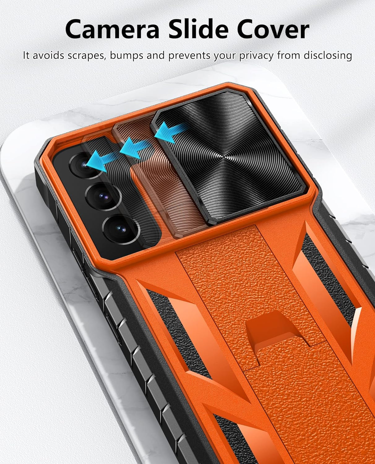 WTYOO for Samsung Galaxy S22 plus Case: Military Grade Drop Proof Protective Rugged TPU Matte Shell | Shockproof Durable Protection Tough Cell Phone Cover with Built-In Kickstand  WTYOO   