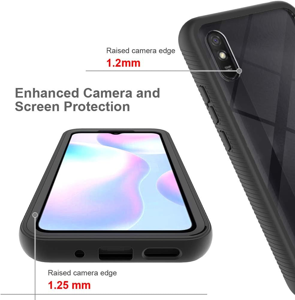 Qiongni Case for Xiaomi Redmi 9A Case Cover,Anti-Fall and Shock-Absorbing Protective Cover Case for Xiaomi Redmi 9A M2006C3LC M2006C3LG / Redmi 9AT M2006C3LVG / Redmi 9I M2006C3LII Case Blue  QiongNi   