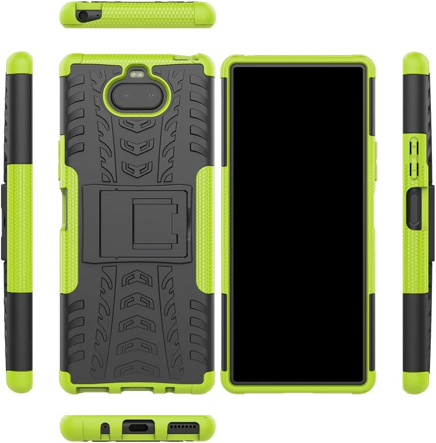 Jielangxin Keji Case for Sony Xperia 8 Case Cover,Case for Sony Xperia 8 Case Shockproof Mobile Phone Case Stand Blue  Jielangxin Keji Green  