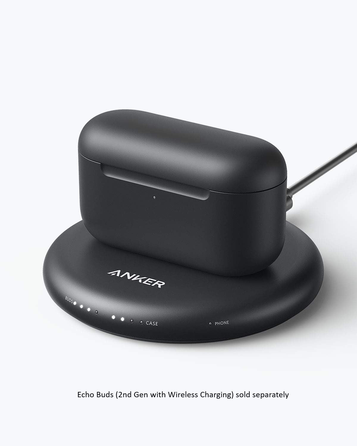 Made for Powerwave 5W Wireless Charging Pad for Echo Buds (2Nd Gen with Wireless Charging)  Anker   