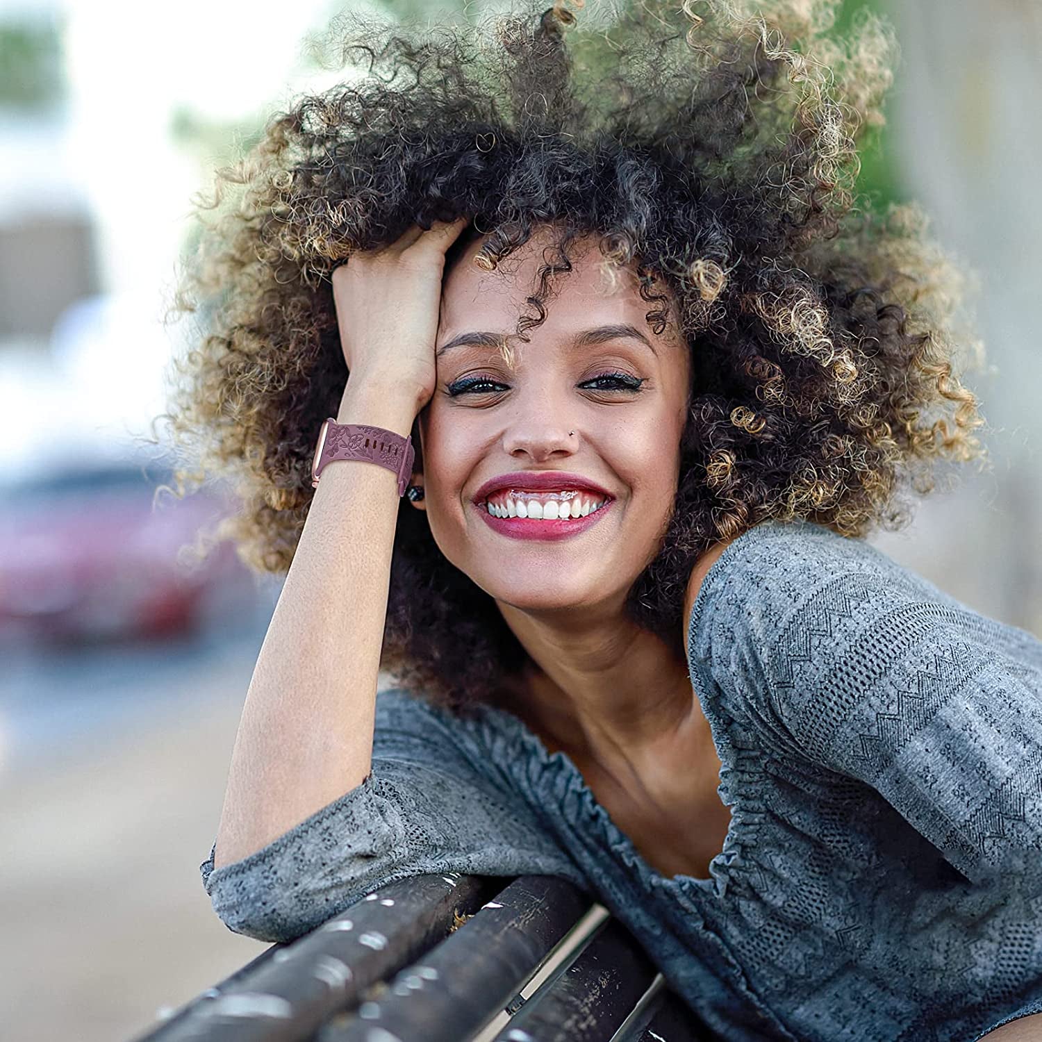 3 Pack Floral Engraved Bands Compatible with Apple Watch Band 40Mm 41Mm 38Mm 42Mm 44Mm 45Mm 49Mm Women,Soft Silicone Cute Wildflowers Sport Laser Strap for Iwatch Bands Series Ultra SE 8 6 5 4 3 2 1  AMSKY   