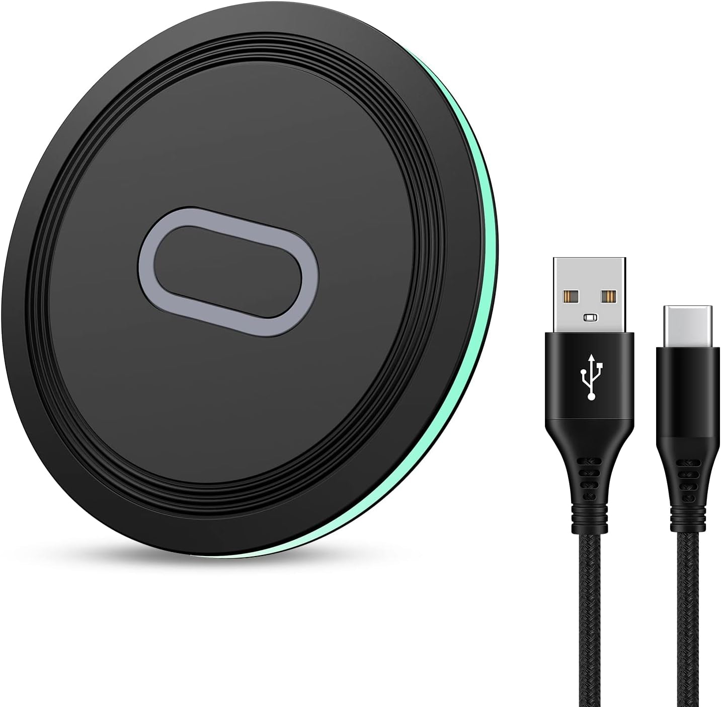 15W Wireless Charger Fast Charging Pad Compatible Samsung Galaxy S23 S22 S21 S20 Ultra 5G S10 S9 S8,Galaxy Buds,Note 20 10,Iphone 14 13 12 11 Pro Max SE 3,Google Pixel 7 Pro 6 5 4 3,Airpods 3/2/Pro  Shenzhen Chuang Wei Da Technology Co., LTD Black  