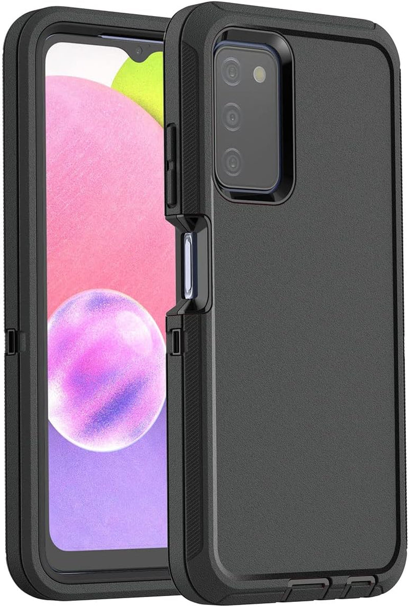 Aicase for Galaxy A03S Case,Heavy Duty Drop Protection Full Body Rugged Shockproof/Dust Proof Military Protective Tough Durable Phone Cover for Samsung Galaxy A03S(US Version)  AICase Black  